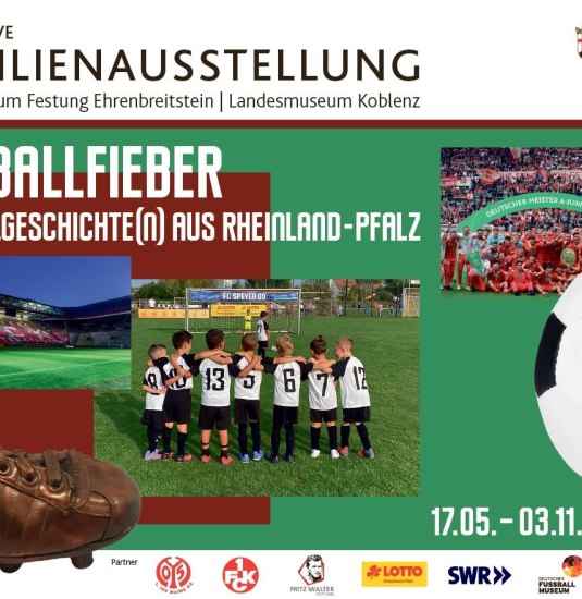Plakat Fußballfieber Festung Ehrenbreitstein