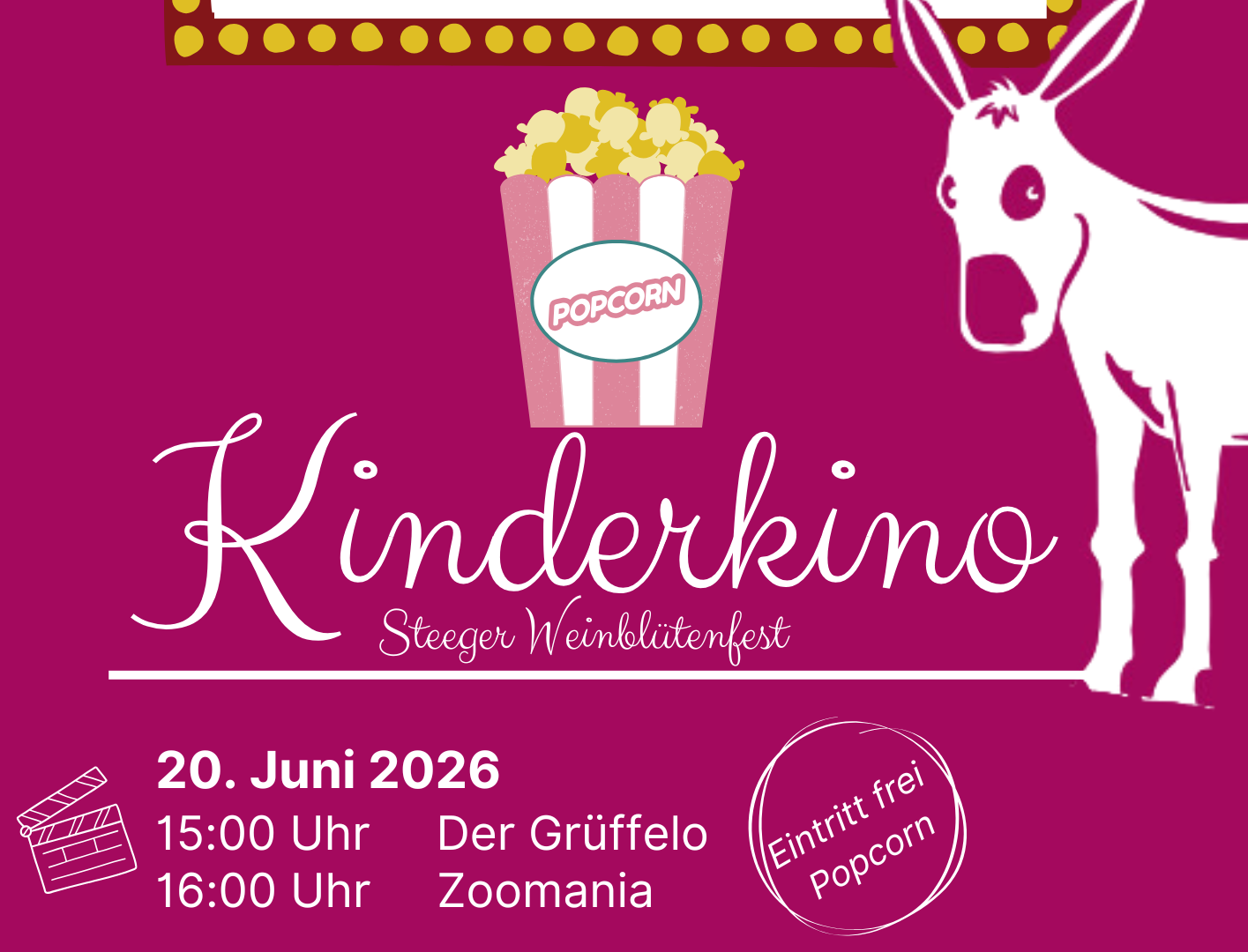 Kinderkino | © OG Ba-Steeg Kinderkino | © OG Ba-Steeg