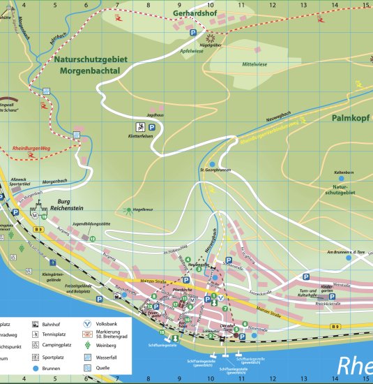 Ortsplan Trechtingshausen